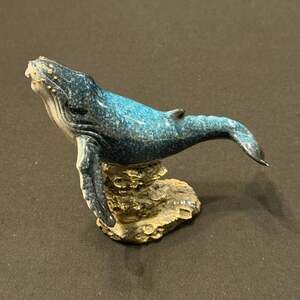 Humpback Whale Figurine - Nautical Decor